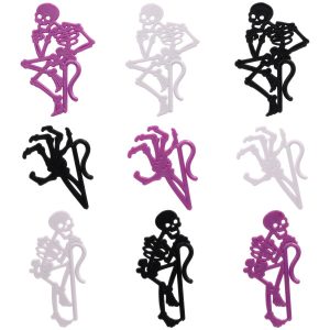 Skeletons Beverage Marker Cupcake Layons 72 CT