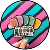 Pickleball Cupcake Picks 12 CT