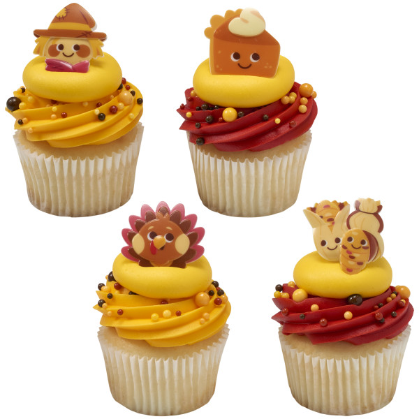 Happy Harvest Cupckae Rings 144 CT