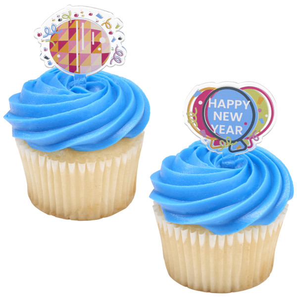 Happy New Year Confetti DecoPics 144 CT