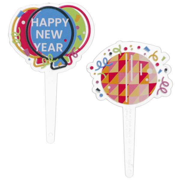 Happy New Year Confetti DecoPics 144 CT - Image 2