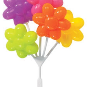 Balloon Flower Clusters 4 1/2″ 36 CT