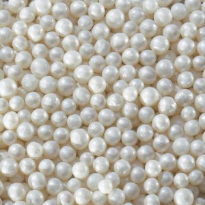 White Pearl Grande Nonpareils 8 LB