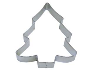 Christmas Tree (Covered w/ Snow) Cutter 5"