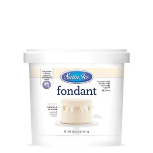 Ivory Satin Ice Fondant 2 LB