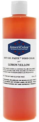 Lemon Yellow 13.5 OZ (382g) Soft Gel Paste