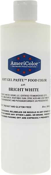 Bright White 20 OZ (567g) Soft Gel Paste