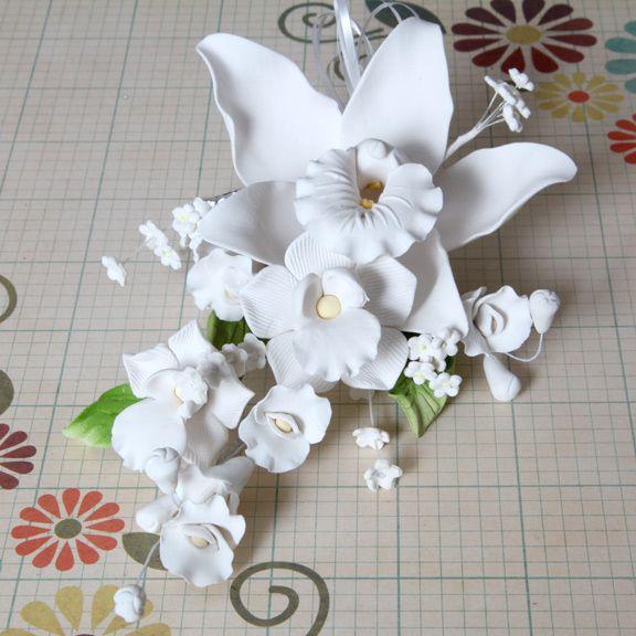 Orchid Spray GP White Med 3 CT