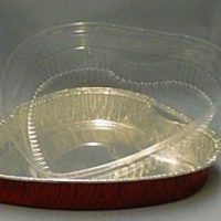 9" Heart Foil Pan 100 CT