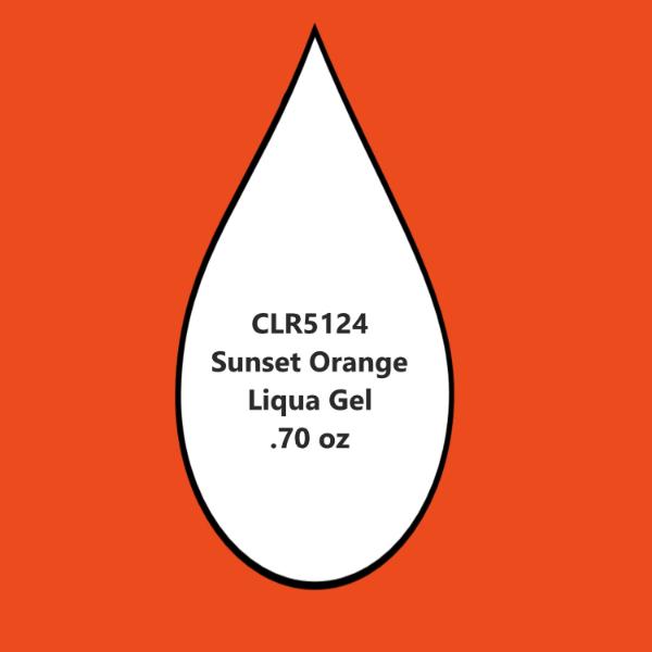 Sunset Orange .70 Fluid OZ Liqua Gel