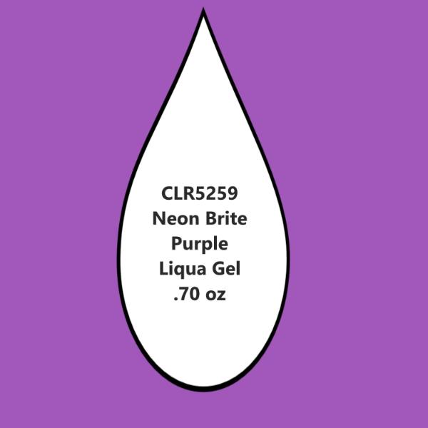 Neon Brite Purple .70 Fluid OZ Liqua Gel