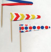 Pennant Flag Pick Assorted 144 CT