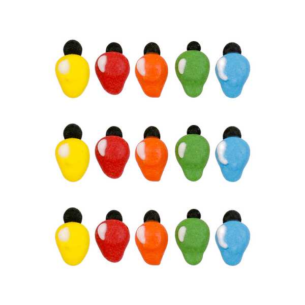 Christmas Lights Mini Royal Icing 252 CT