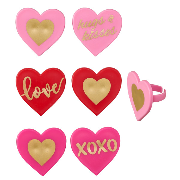 Love Heart Rings 144 CT - Image 2
