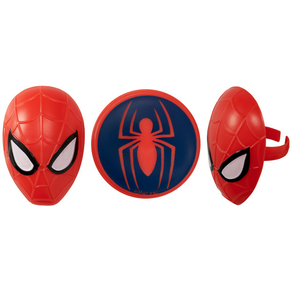 Spider-Man Spider and Mask Ring Printed 144 CT - Image 2
