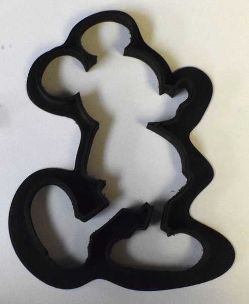 Mickey Mouse Full Body Silhouette Cookie Cutter
