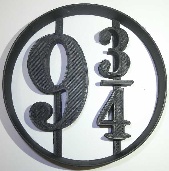 Harry Potter 9 3/4 Cookie Cutter