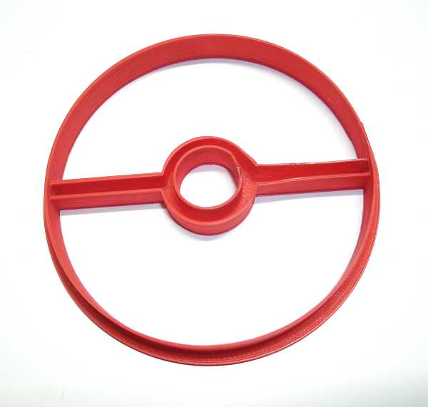Pokemon Pokeball Cookie Cutter