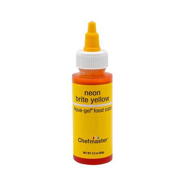 Neon Brite Yellow 2.3 Fluid OZ Liqua Gel