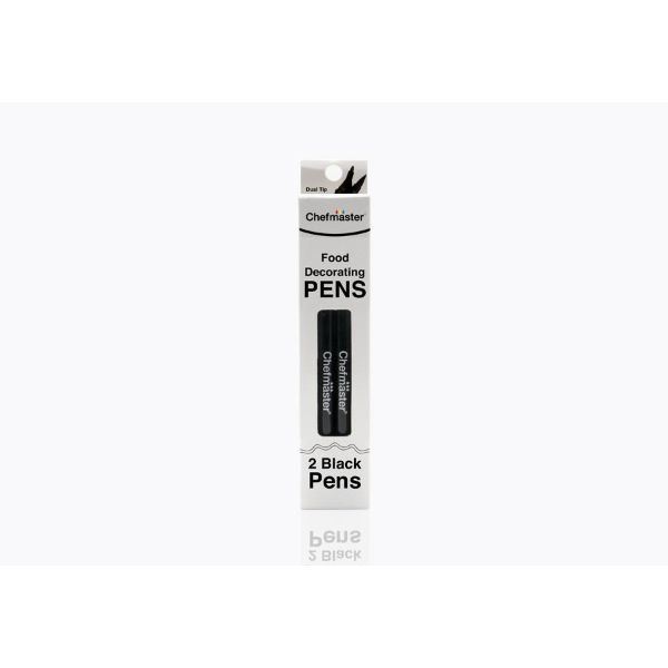 Edible Ink Decroating Pens Black 2 CT