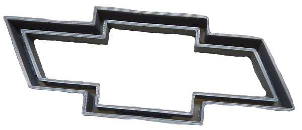 Chevy Bow Tie Emblem Cookie Cutter