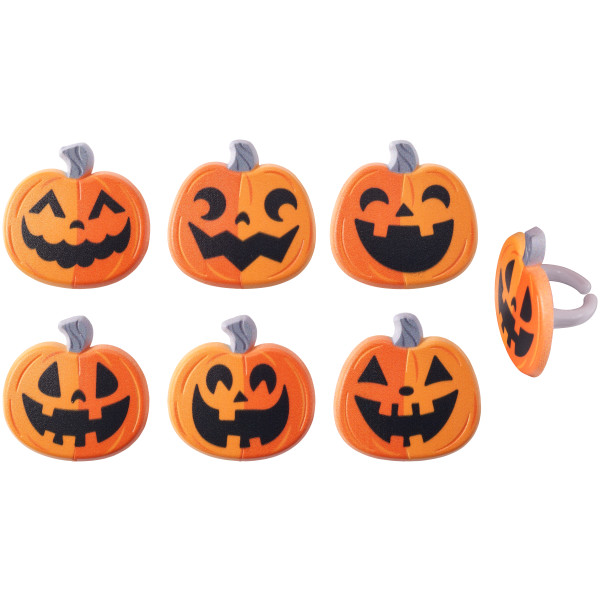 Jack O Lantern Rings 144 CT