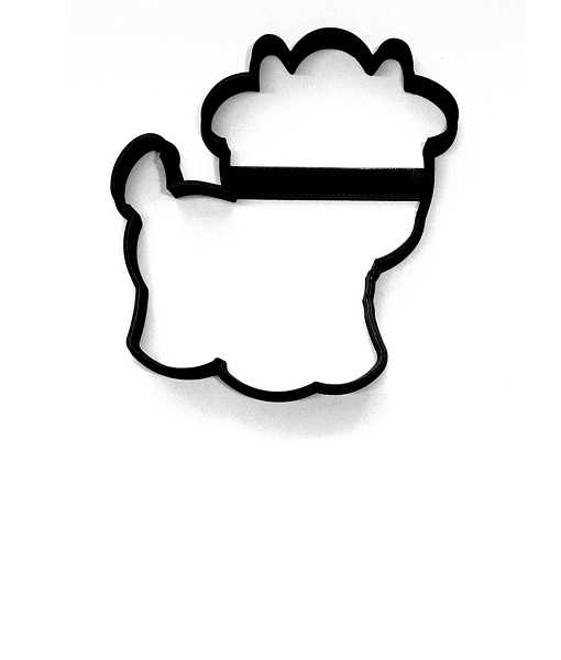 Baby Cow Cute Outline Cookie Cutter