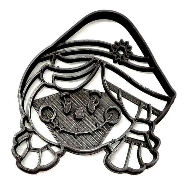 Scarecrow Girl Face Cookie Cutter