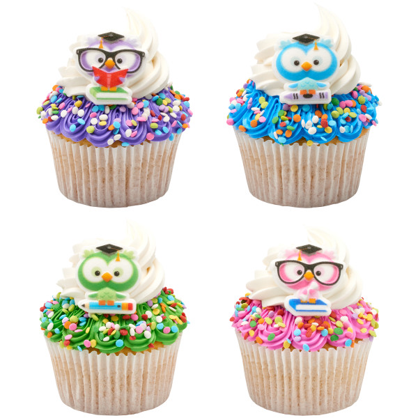 Colorful Grad Owl Dec-Ons 72 CT - Image 3