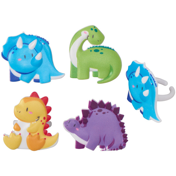 Cutsie Dinosaurs Cupcake Rings 144 CT