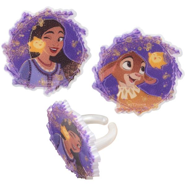 Disney's Wish Better Together Cupcake Rings 72 CT