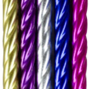 Metallic Party Candles  6 CT