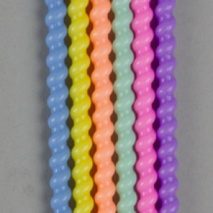 Party Candles Tall Pastel Wave Candles Asstorted 5″