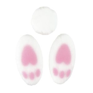 Bunny Tail & Feet Dec-Ons 40 Sets 120 CT No Red 3