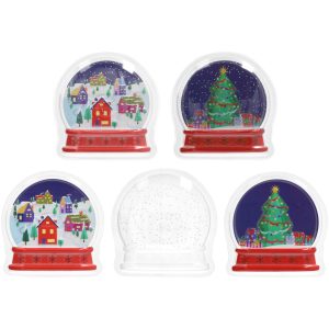 Holiday Snow Globe Assortment Pop Tops 12 Sets